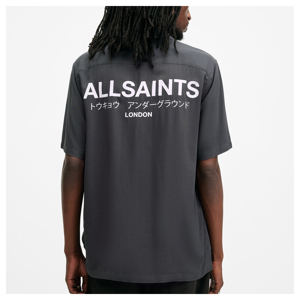 AllSaints Underground Relaxed Fit Logo Shirt